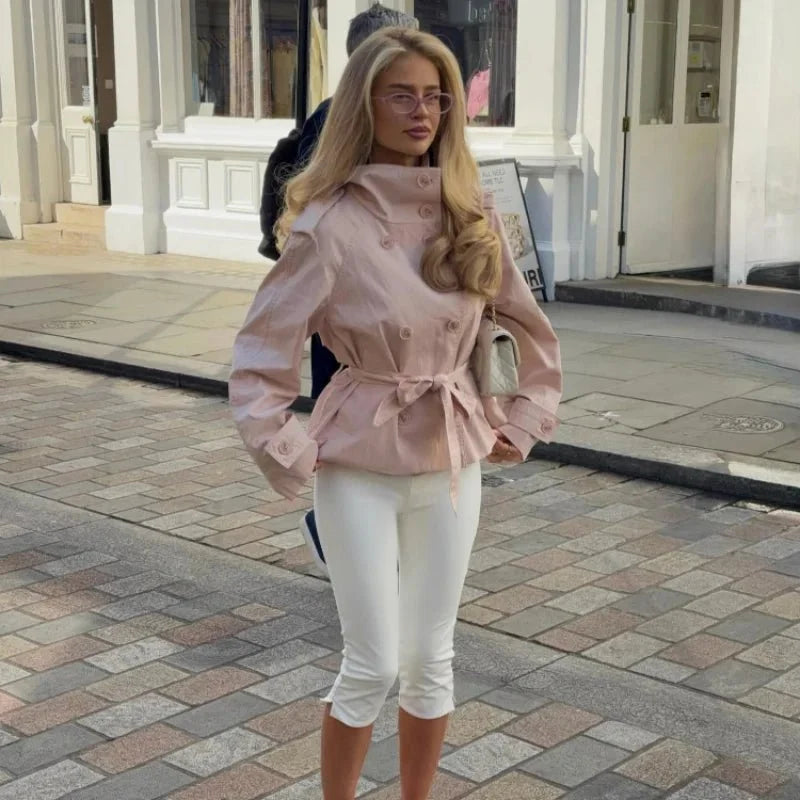 Belted Trench Jacket, image 4