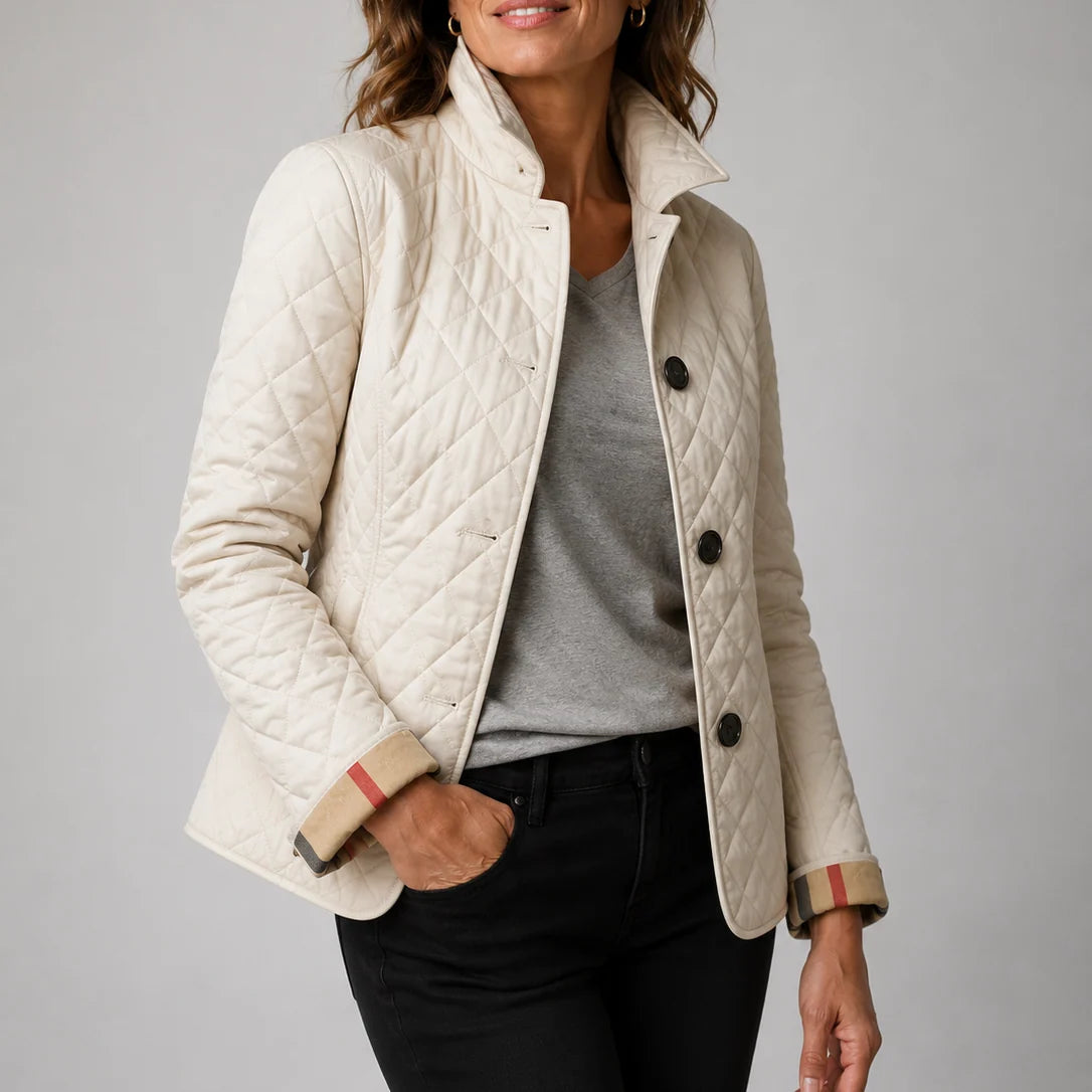 Diamond Quilted Barn Jacket, image 2