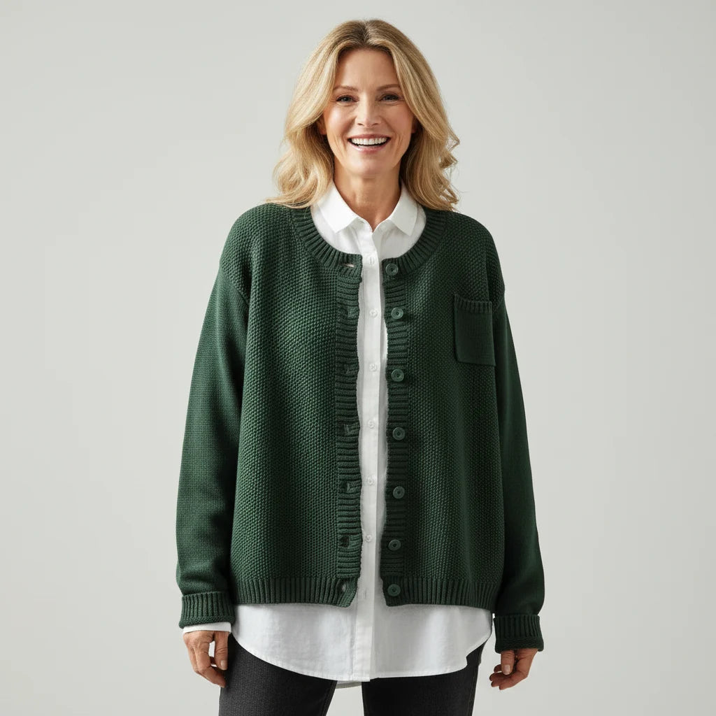Cozy Button-Front Cardigan, image 8