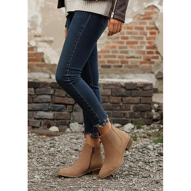 Pointed Toe Chelsea Ankle Boots, image 7