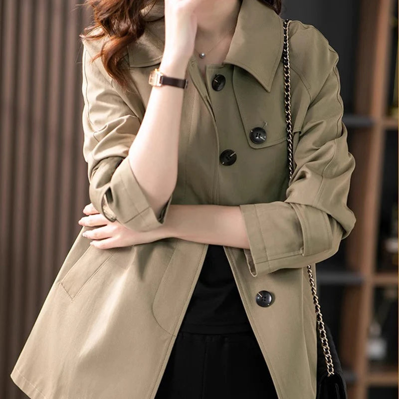 Floral-Lined Button Front Jacket, image 2