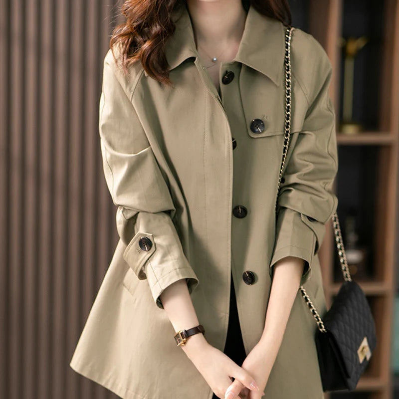 Floral-Lined Button Front Jacket, image 4