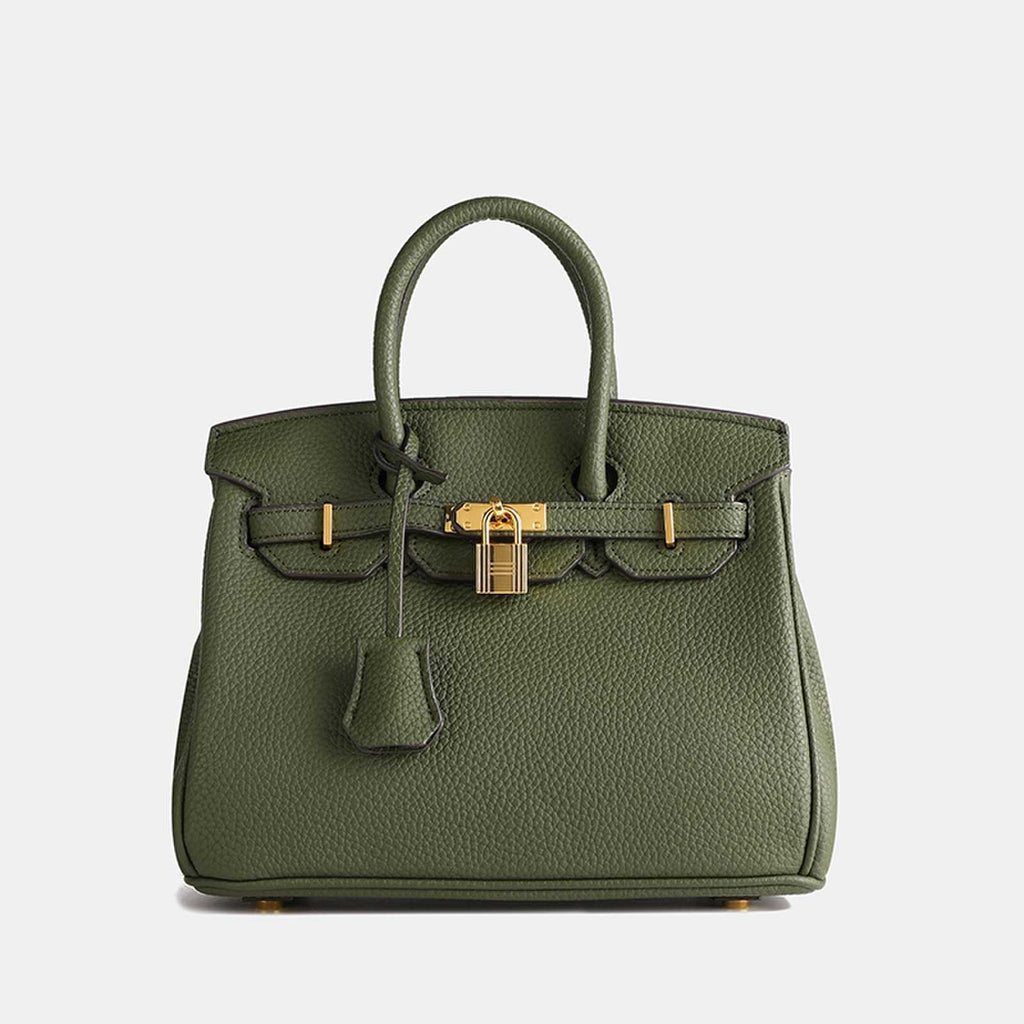 Structured Synthetic Leather Handbag, image 10
