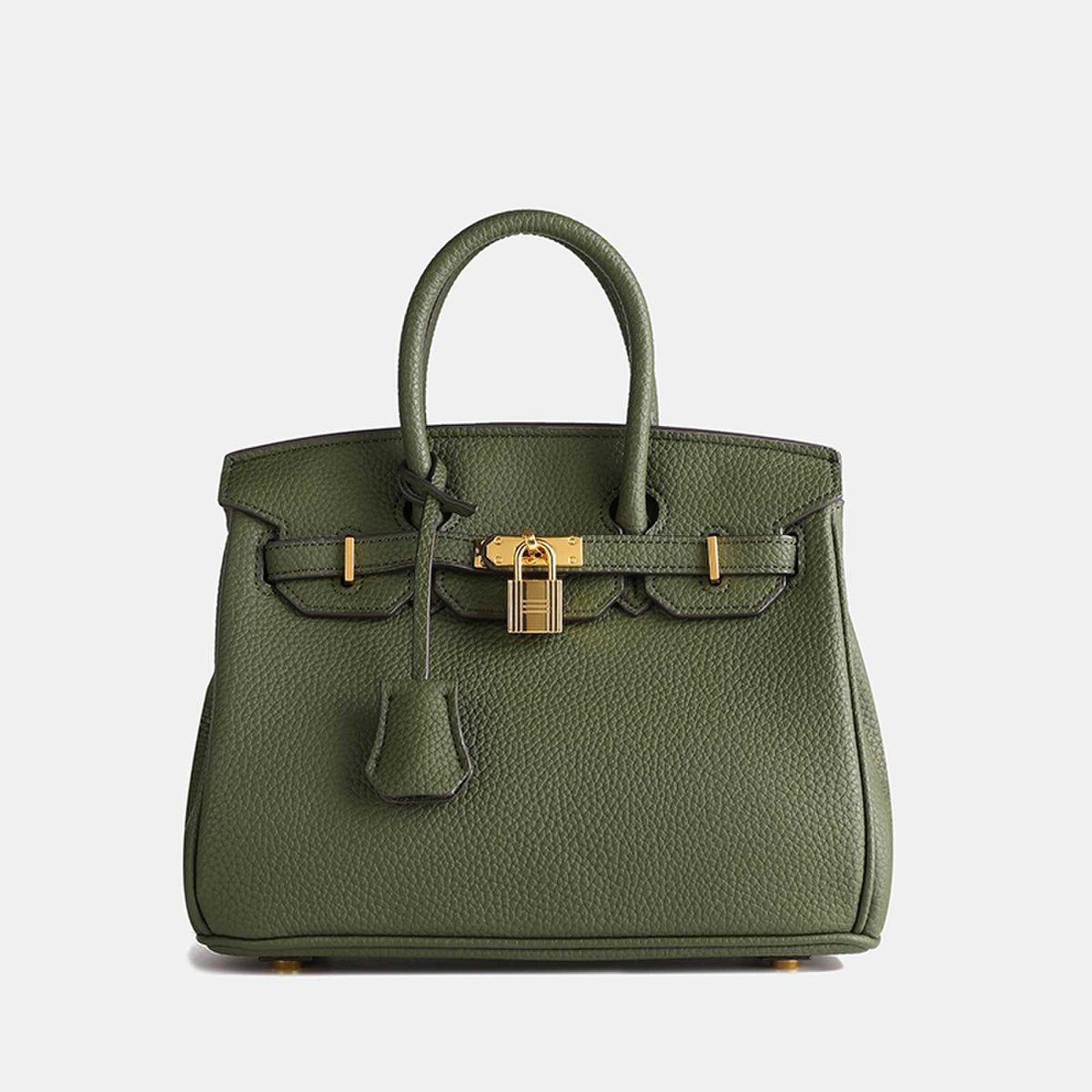 Structured Synthetic Leather Handbag, image 10