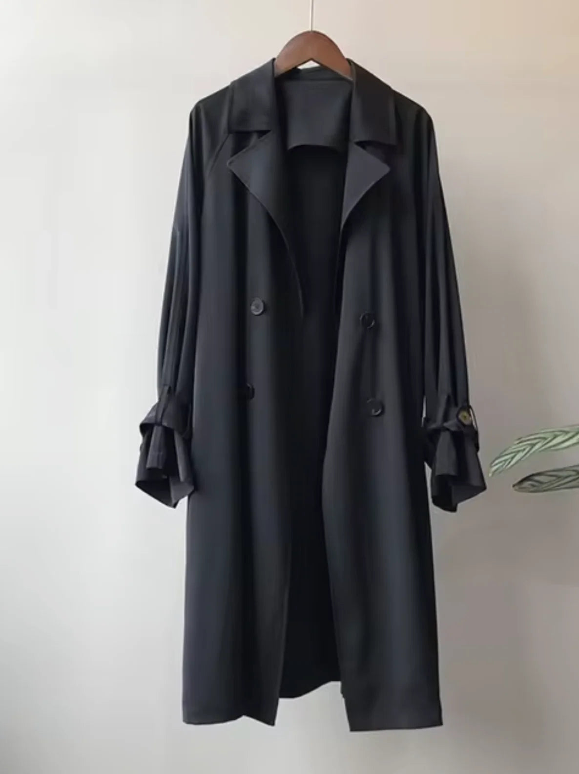 Waterproof Double-Breasted Trench Coat