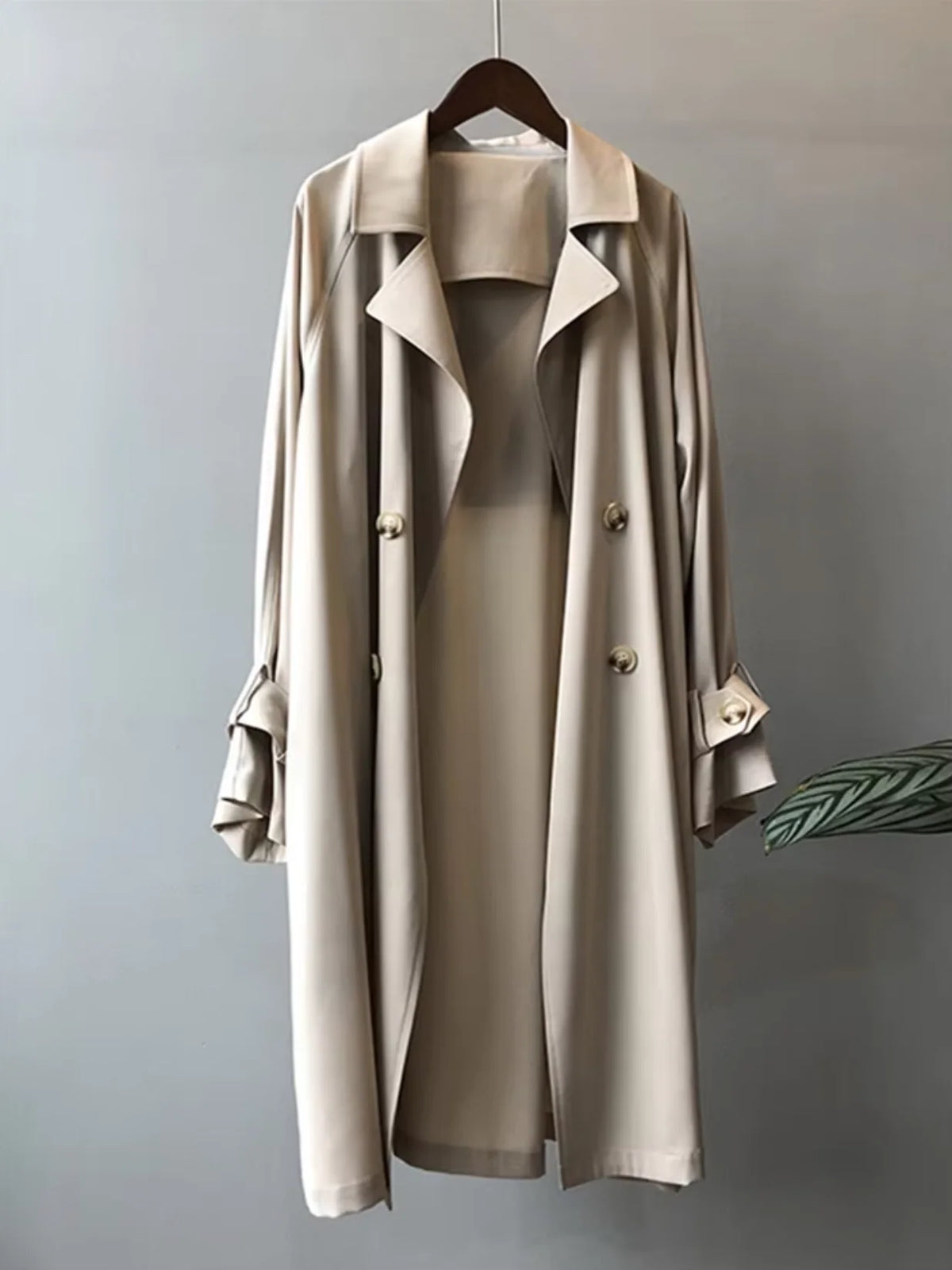Waterproof Double-Breasted Trench Coat, image 2