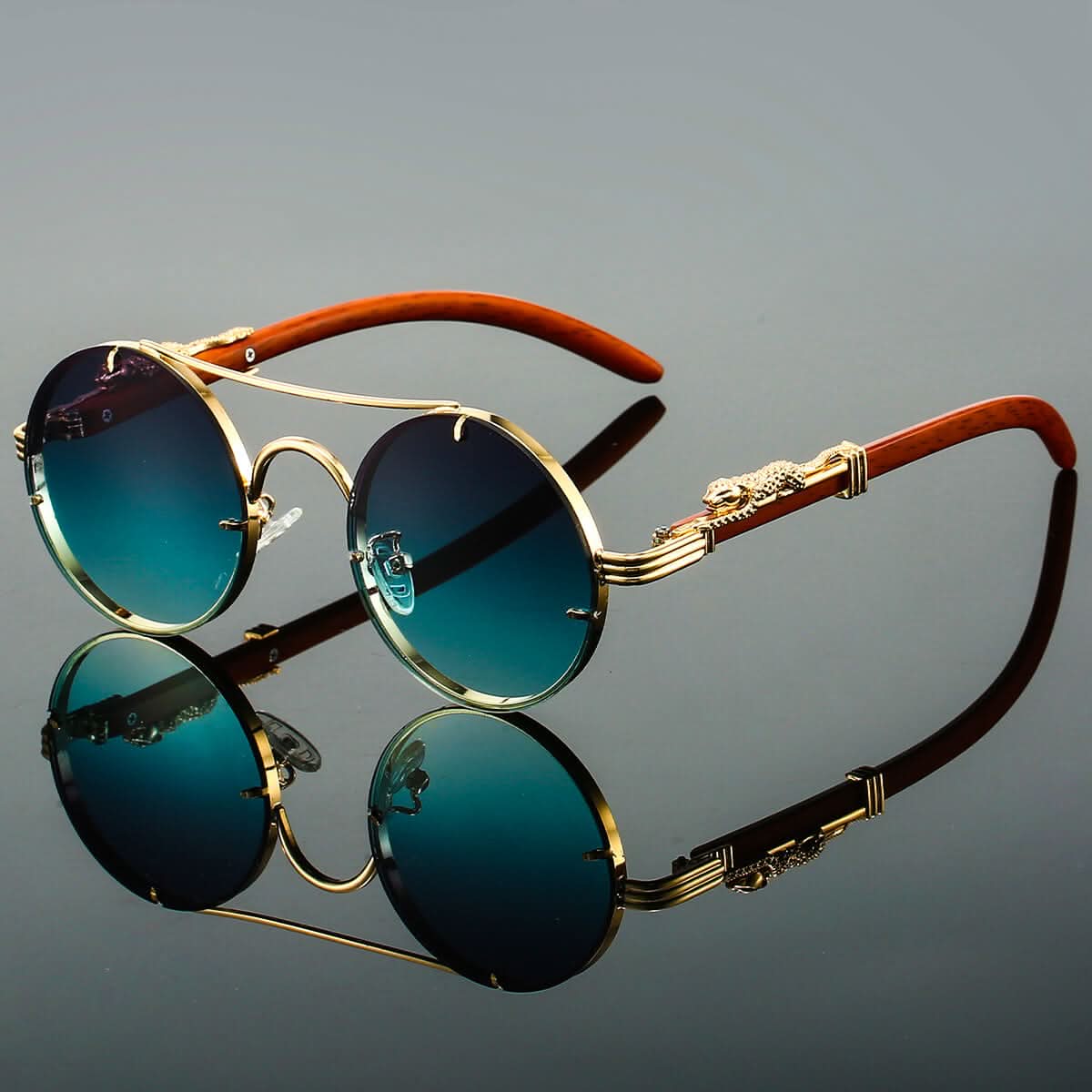 Oval Metal Sunglasses, image 4