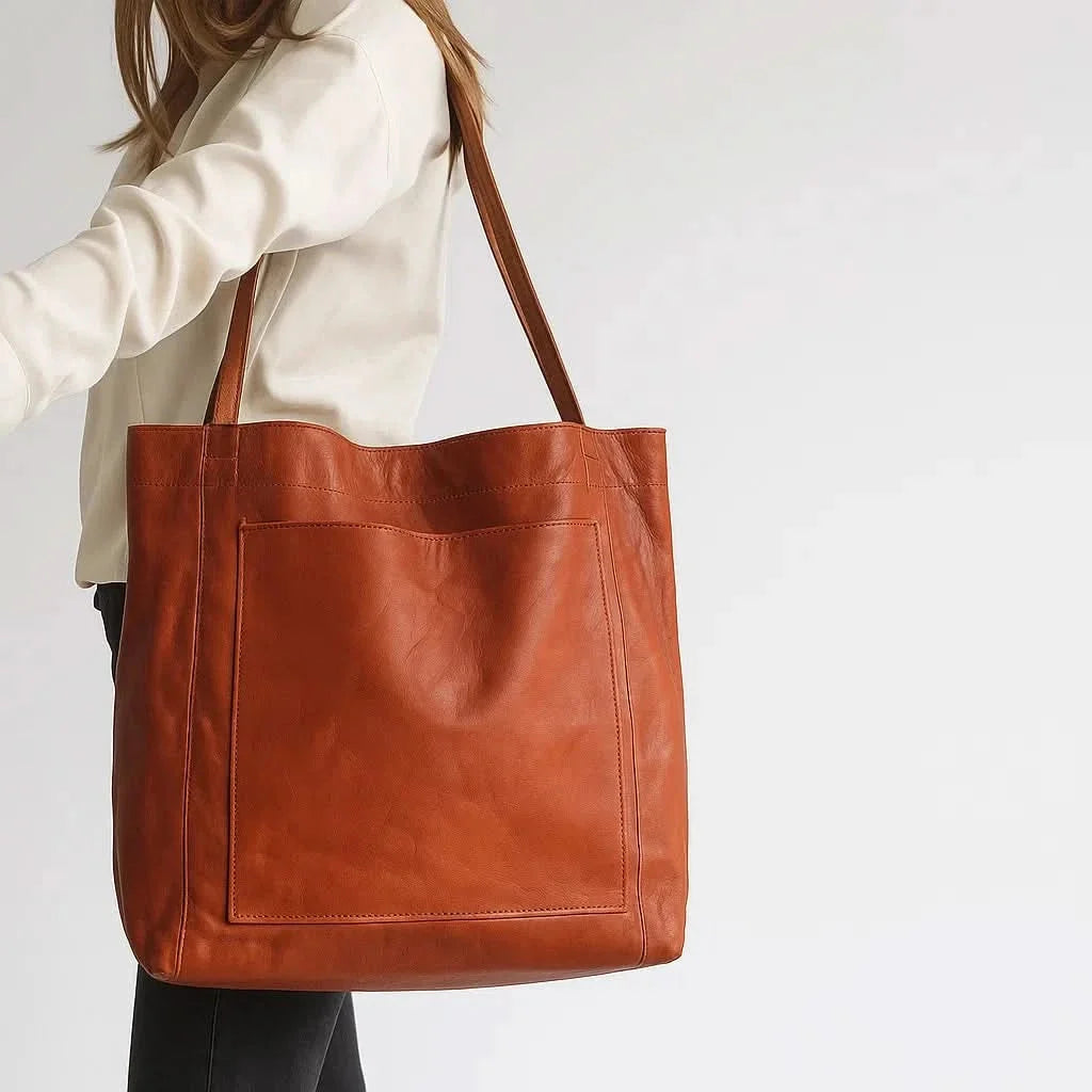 Vegan Leather Shoulder Bag, image 3