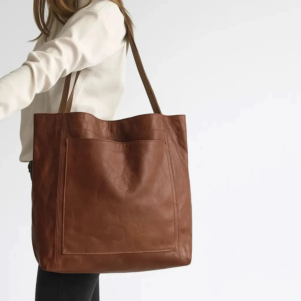 Vegan Leather Shoulder Bag, image 4