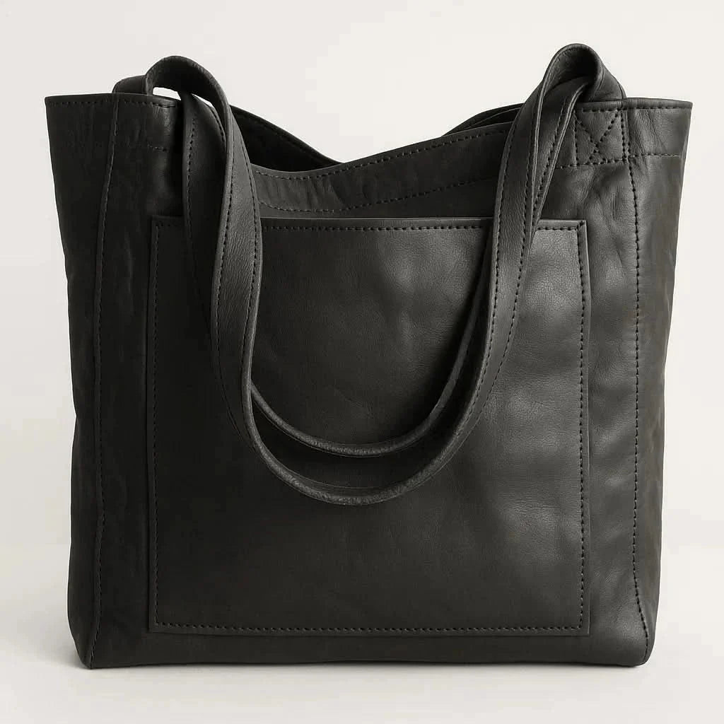 Vegan Leather Shoulder Bag, image 5