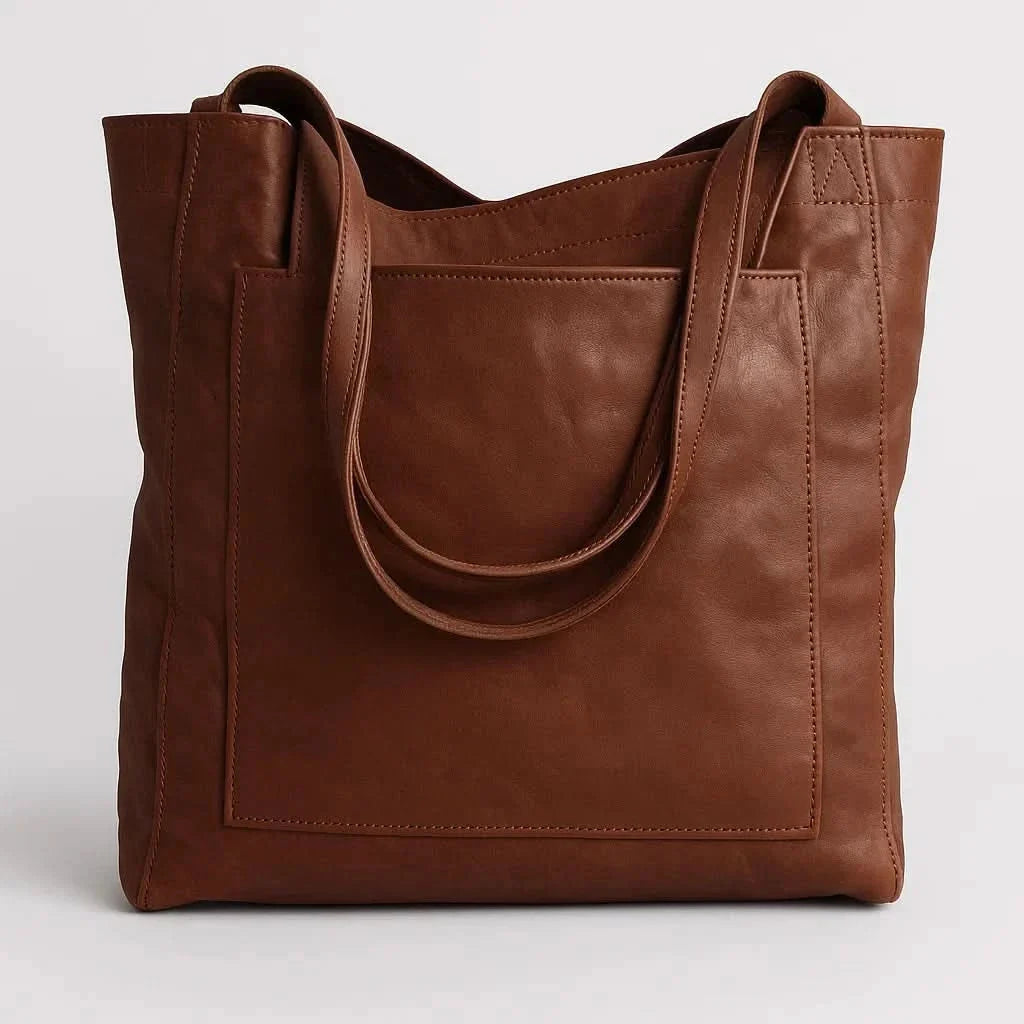 Vegan Leather Shoulder Bag, image 6