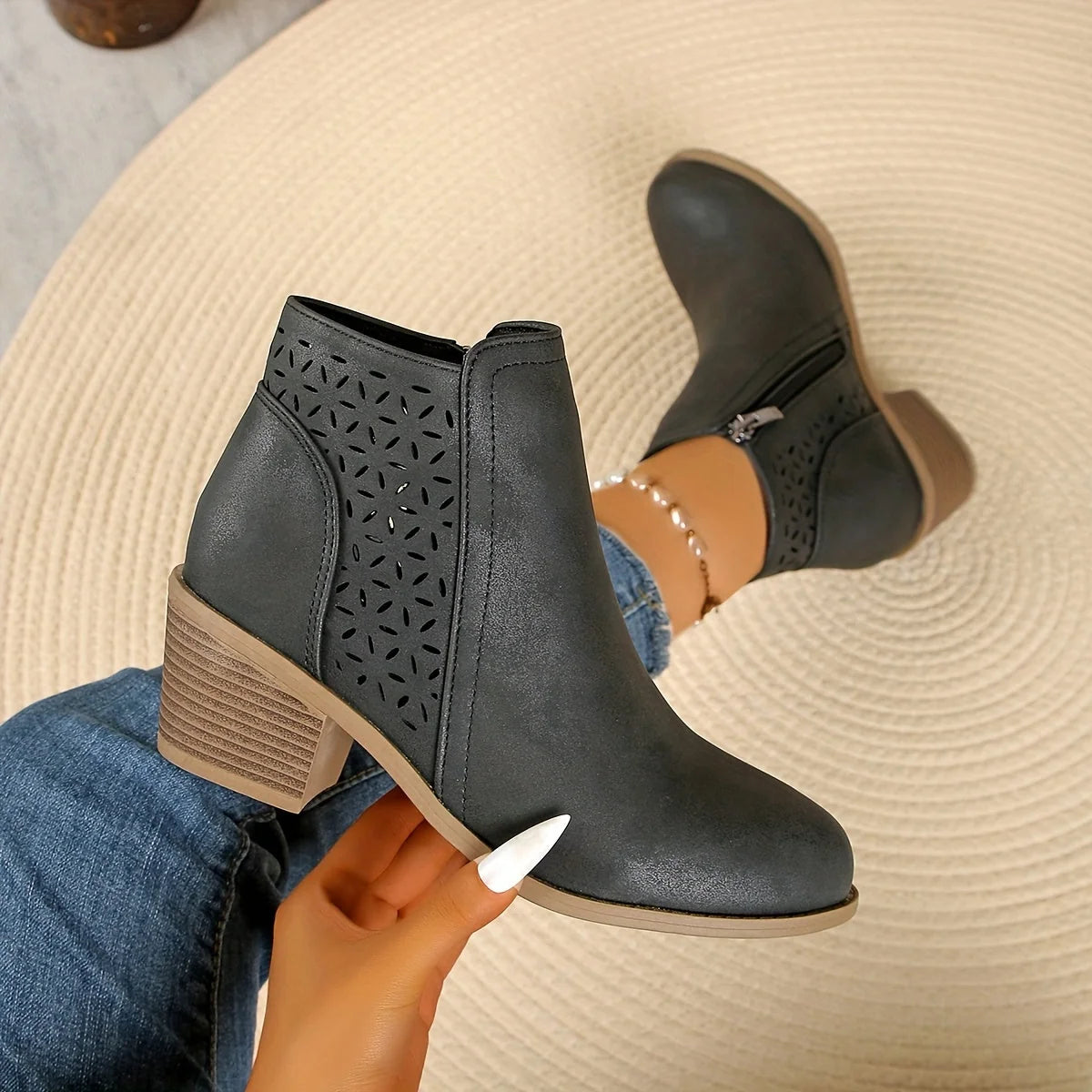 Laser-Cut Orthopaedic Ankle Boots, image 8