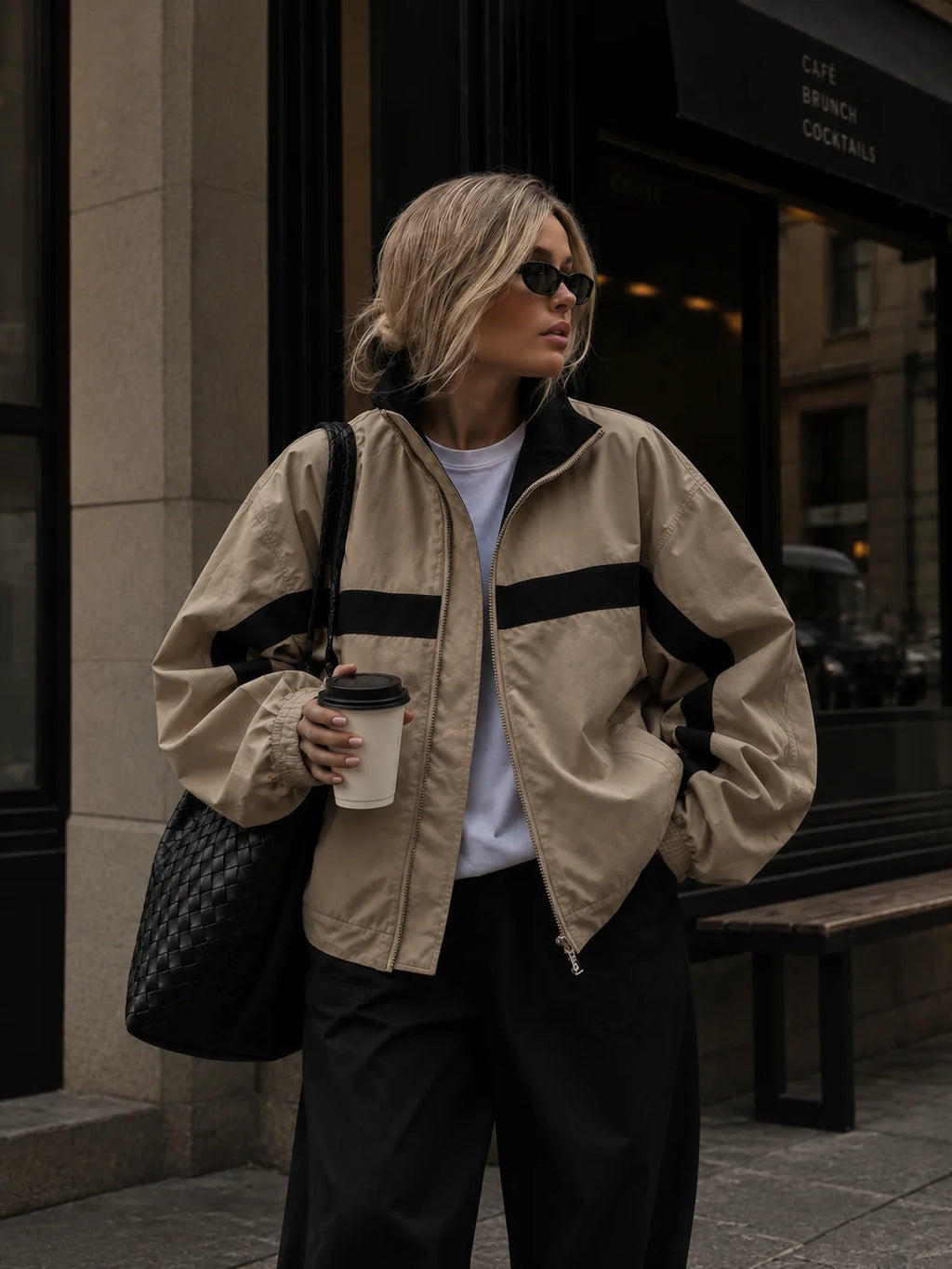 Color Block Bomber Jacket, image 2