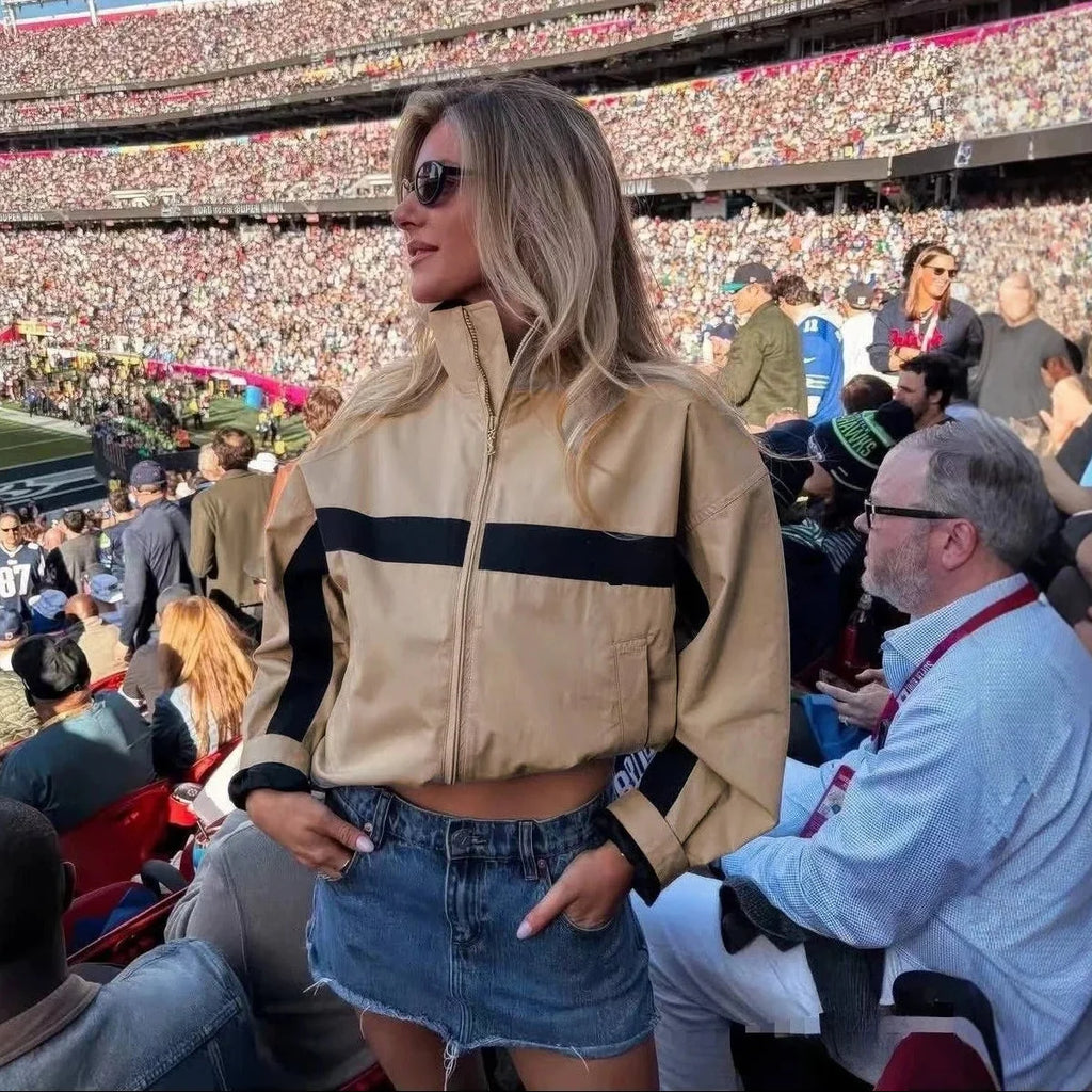 Color Block Bomber Jacket, image 3