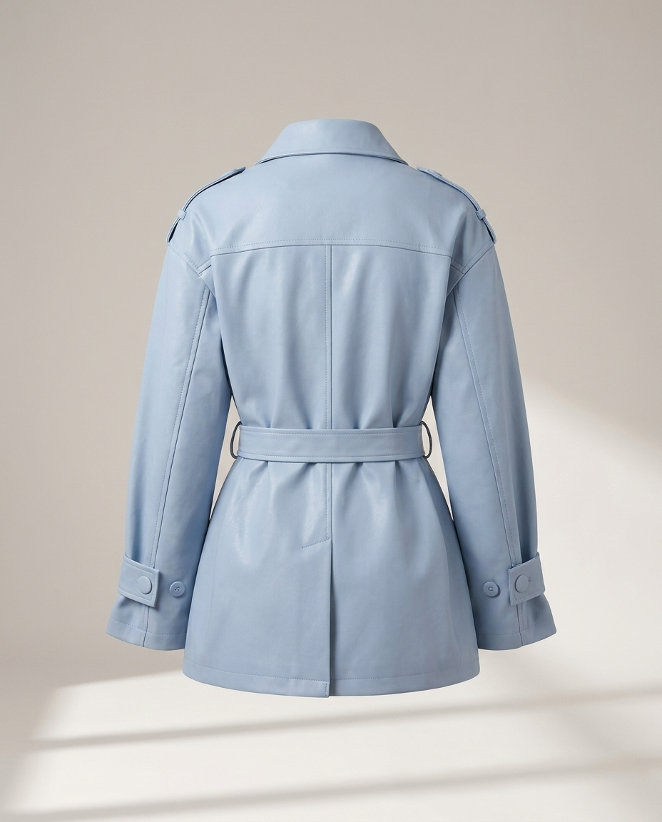 Lace-Up Trench Coat, image 5