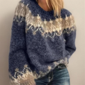 Nordic Patterned Yoke Sweater