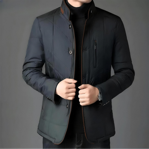 Black Padded Puffer Jacket