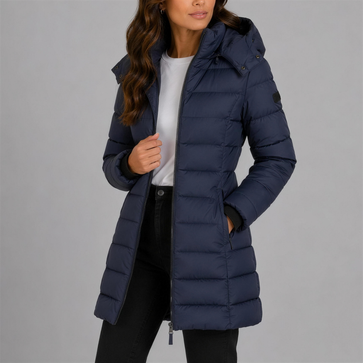 Hooded Quilted Puffer Jacket