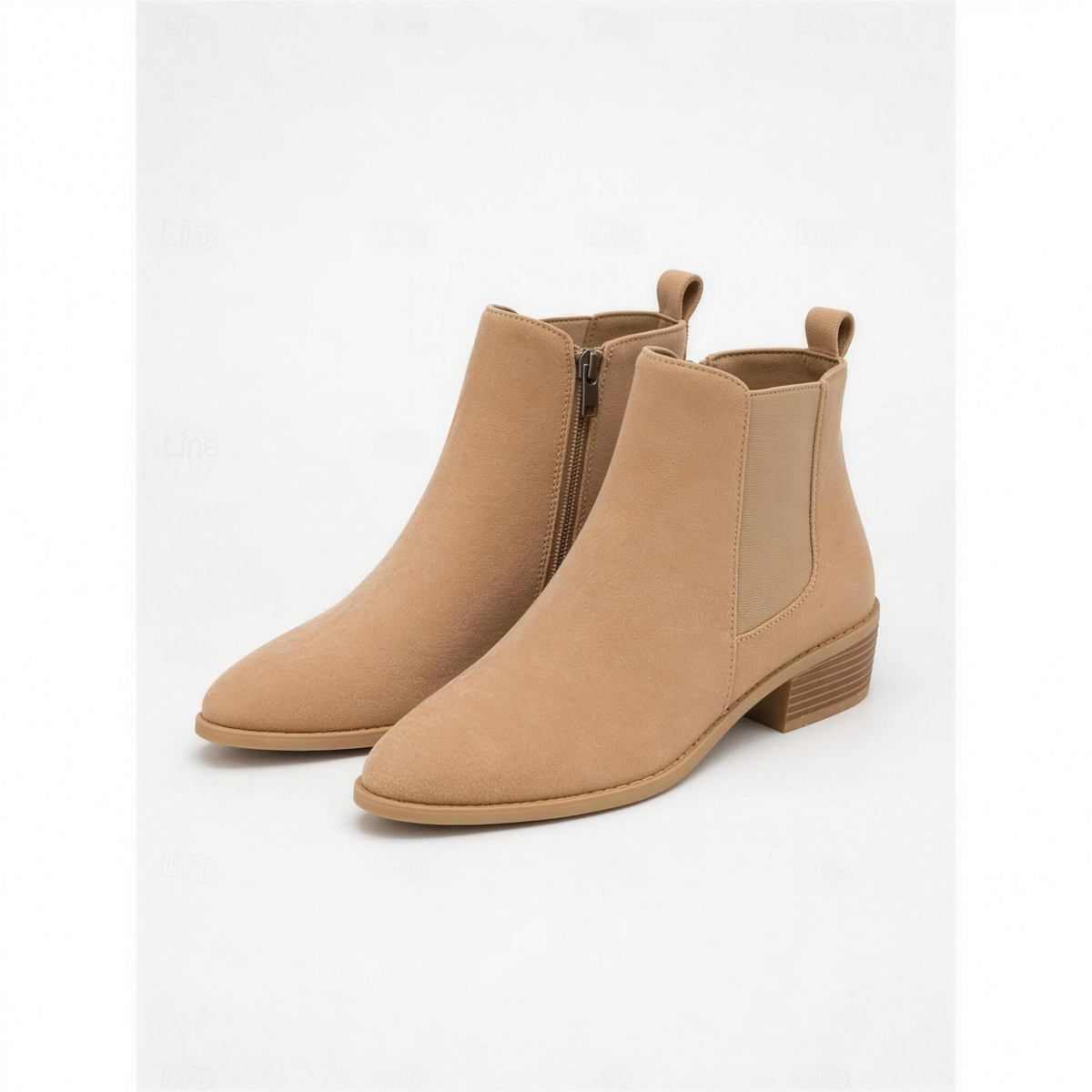 Pointed Toe Chelsea Ankle Boots